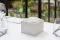 Square Box of preserved Roses White (Size M) 16
