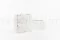 Square Box of preserved Roses White (Size L) 12