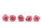 Konservierte Rose XL Cherry Vintage (x5) 4