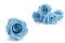 Rosa stabilizzata L Blu chiaro (x6) 7