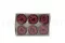 Konservierte Rose L Cherry Vintage (x6) 8