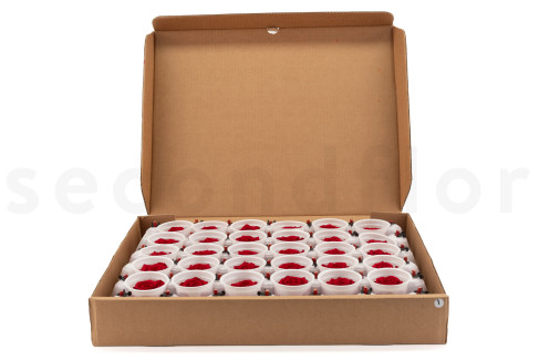 Stabilized rose Kiara XL - Bulk of 72 units - Vibrant Red