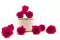 Konservierte Rose M Hot Pink (x9) 5