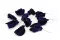 Posy Foglie di Tipuchina stabilizzate Viola (x10) 2