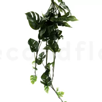 K&uuml;nstliche Monstera-H&auml;ngepflanze