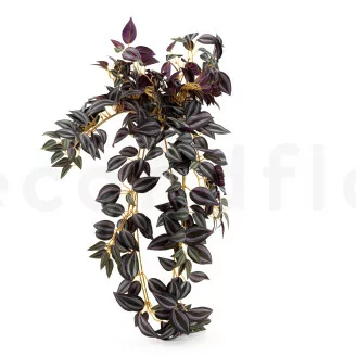 Artificial Hanging Tradescantia Green & Purple