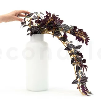 K&uuml;nstliche H&auml;ngetradescantia Gr&uuml;n & Violett