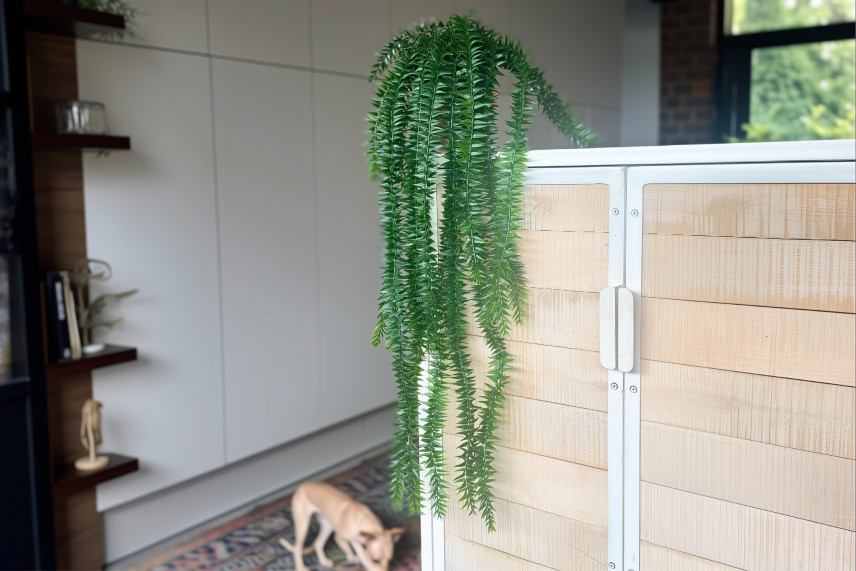 Potted Artificial Lycopodium - Green