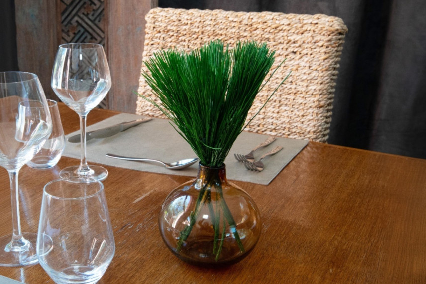 Japanese pine stabilized - 10 stems - Green