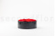 Preserved red flowers in a round box - Large 8