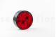 Fleurs rouges stabilisées dans une boîte ronde - Large 11
