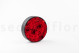 Fleurs rouges stabilisées dans une boîte ronde - Large 12
