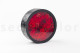 Preserved red flowers in a round box - Large 2