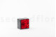Fleurs rouges stabilisées dans une boîte carrée - Medium 5