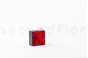 Fleurs rouges stabilisées dans une boîte carrée - Medium 6