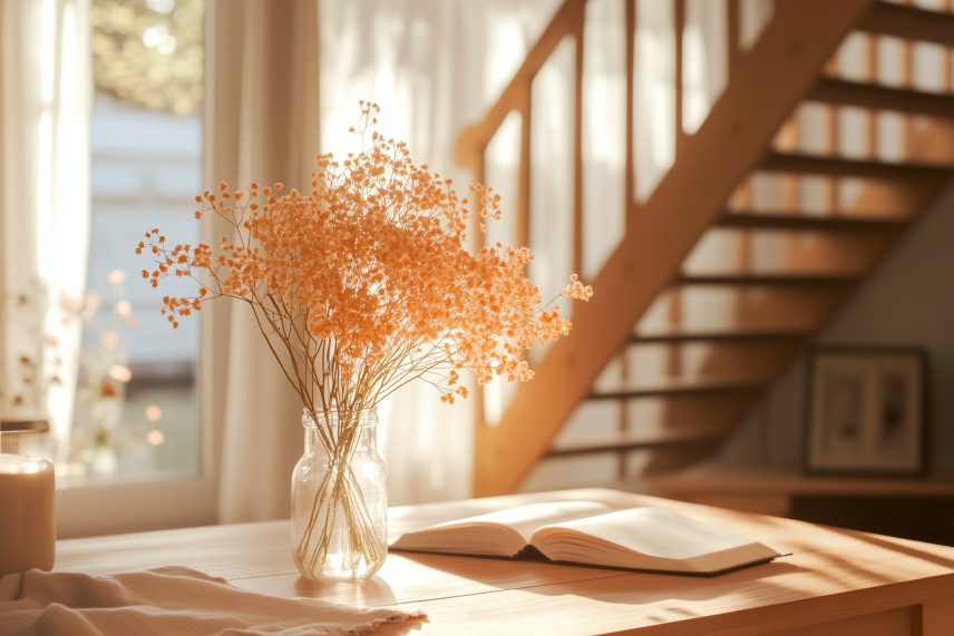 Gypsophila Stabilized - Pastel Peach