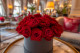 Stabilized rose Kiara XL - Box of 6 - Vibrant Red 1