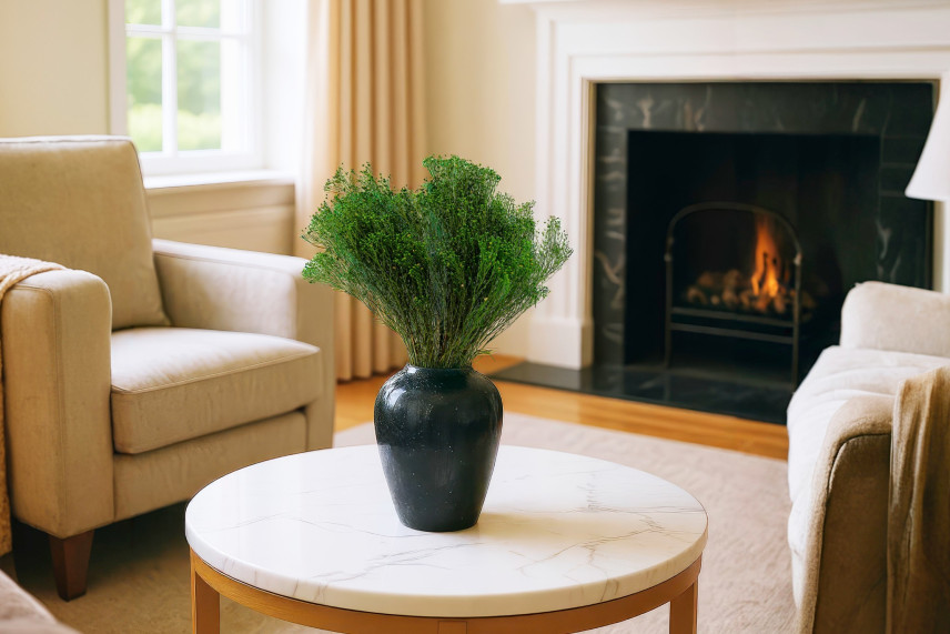 Stabilized Broom flower - Green