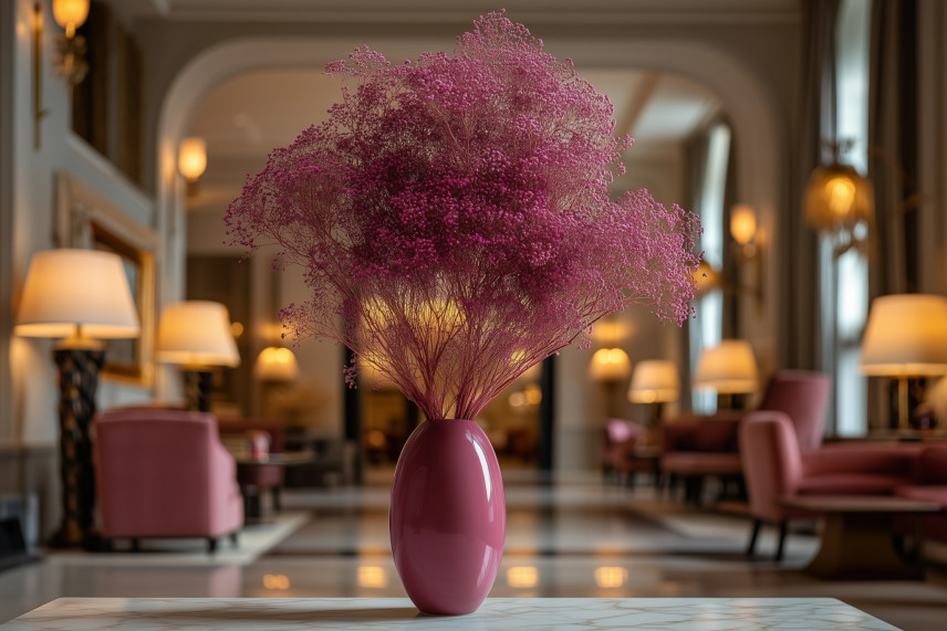 Gypsophile Mini Stabilisé - Raspberry