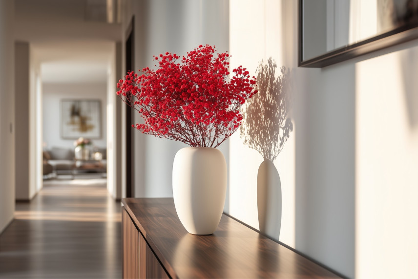 Gypsophile Stabilisé - Rouge