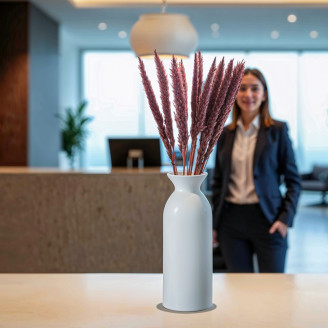 Mini pampa essiccata - 15 unità - Burgundy