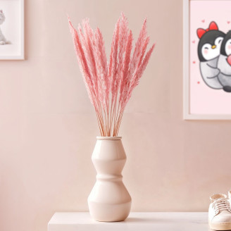 Mini pampa essiccata - 20 unità - Pink Flamingo