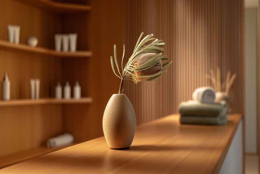 Getrocknet Banksia Hookeriana - 1 Stiel - Natur