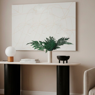 Leather Fern Stabilized - Green