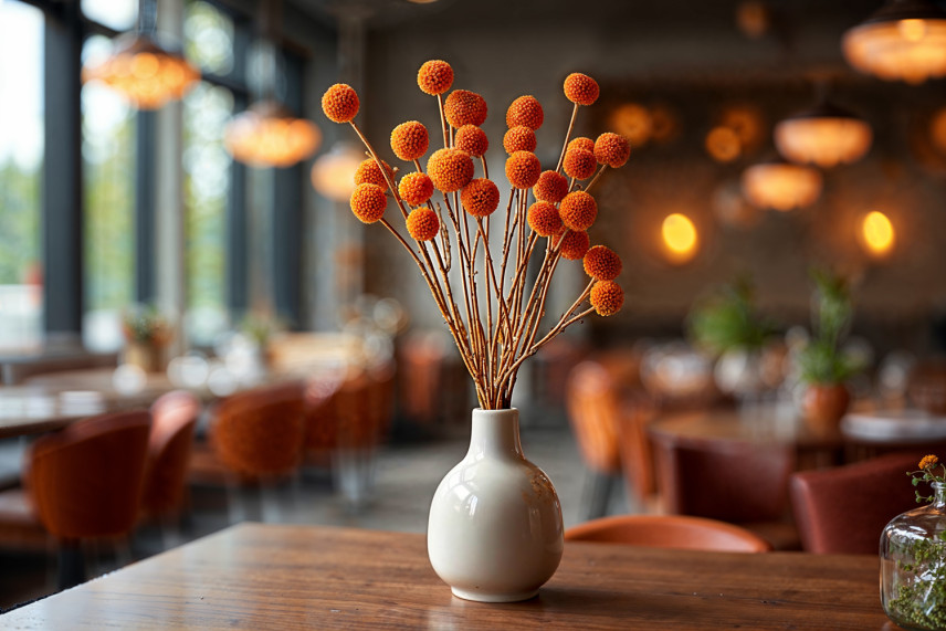 Craspedia Stabilis&eacute; - Bouquet - Marmalade