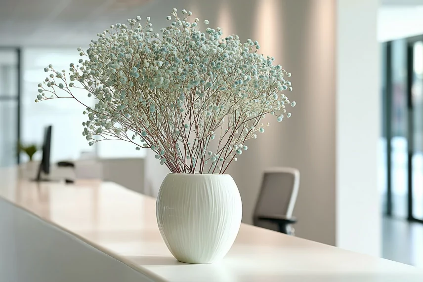Gypsophila Preserved - Pastel Blue