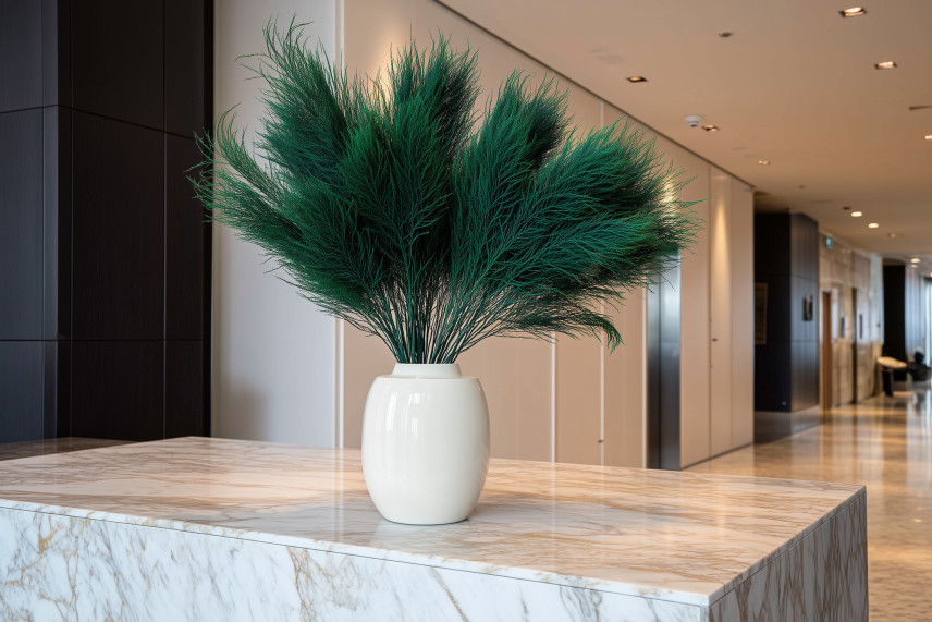 Tree Fern Preserved - Dark Green