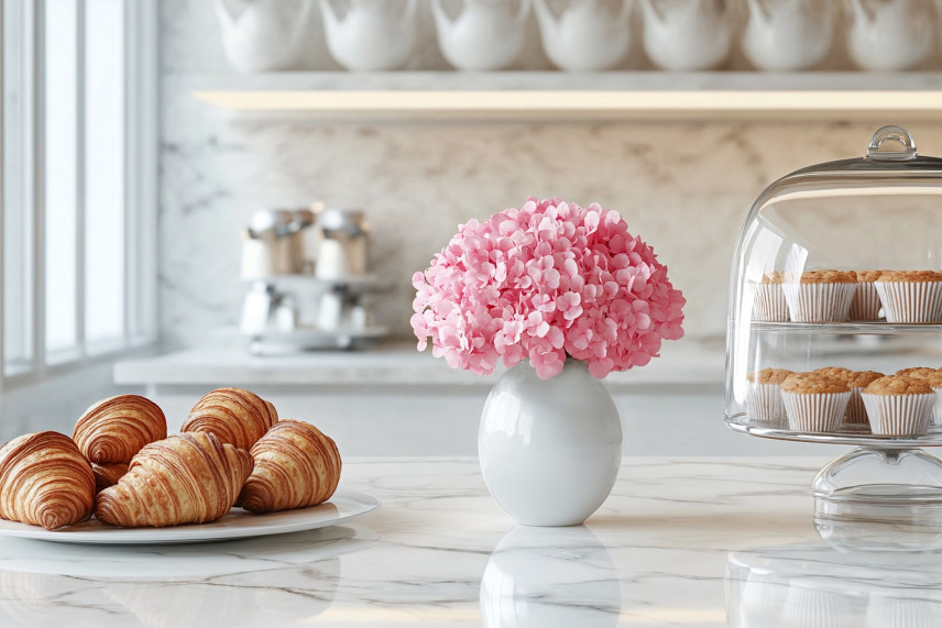 Hortensia Stabilisé - Pink Pastel