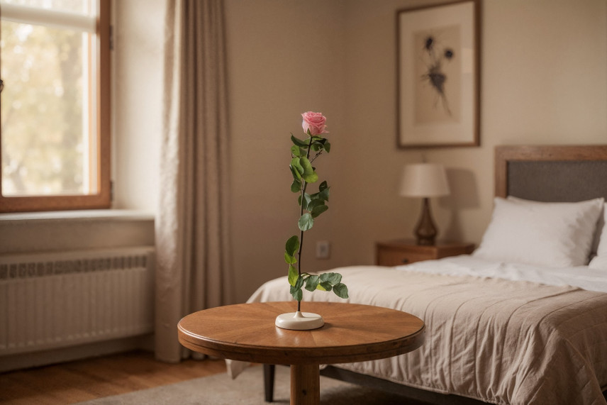 Rosa su stelo stabilizzata vrac 50cm - 30 unità - Rosa chiaro