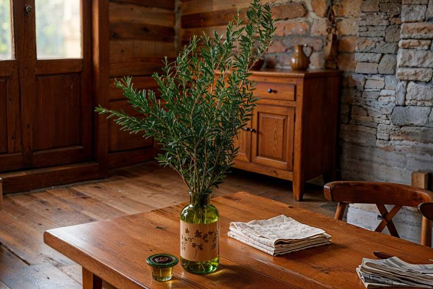 Lepto Longifolia Preserved - Green