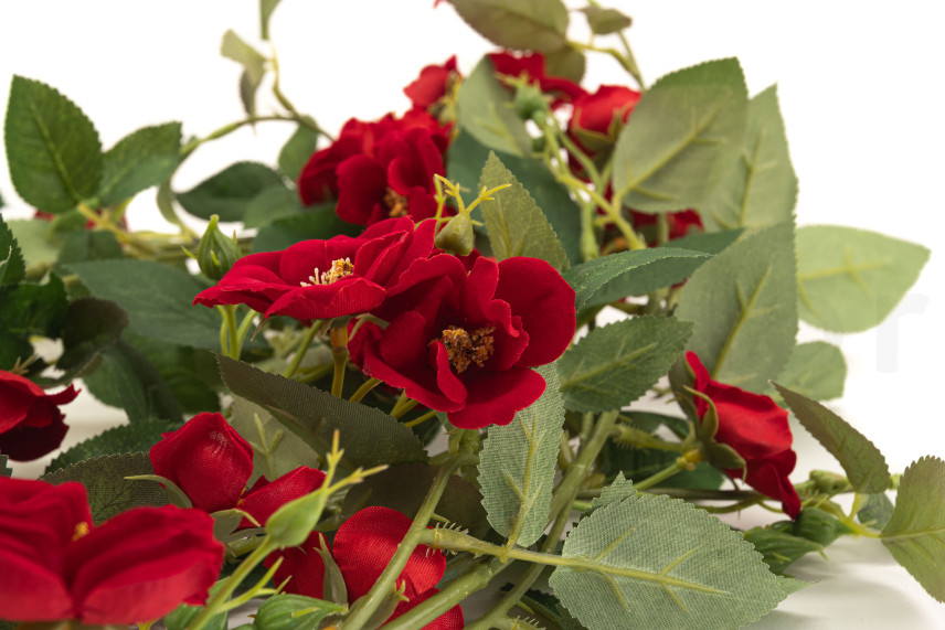 Guirnalda de Rosas Artificial - Rojo