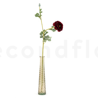 Renoncule sur tige Artificielle - Rouge