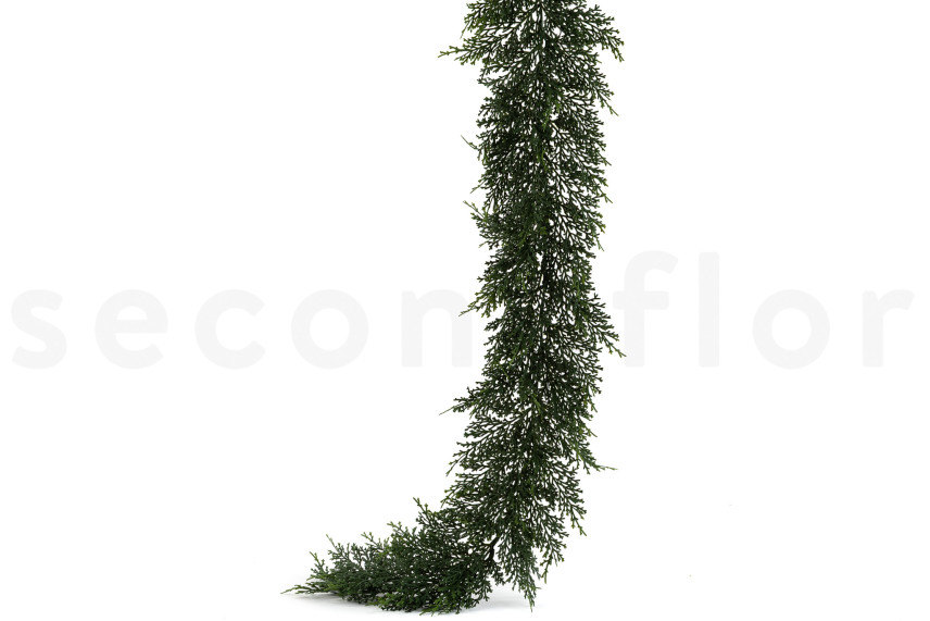 Artificial Cypress Garland - Green