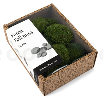 Mini Mousse Boule Stabilis&eacute;e - Creabox - Nature Green