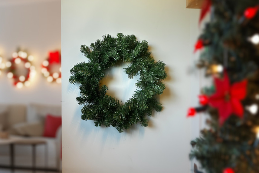 Couronne de Sapin Artificielle - Vert