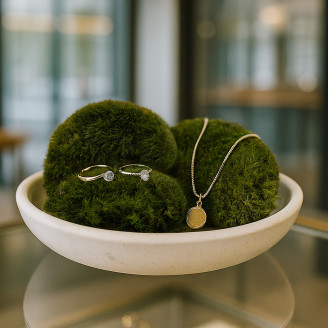 Mood Moss Preserved - Box - Nature Green