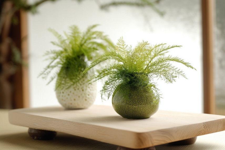 Air Fern Stabilis&eacute;e - Bo&icirc;te - Light Green