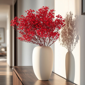 Gypsophila Preserved - Red
