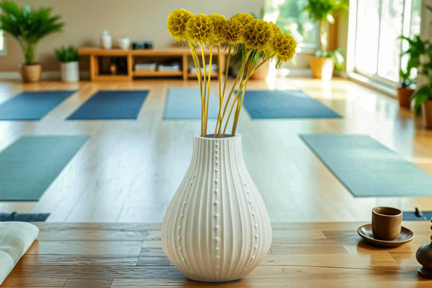 Scabiosa stellata stabilisiert - 10 Stiele - Gelb