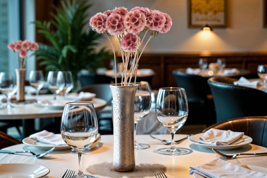 Scabiosa stellata stabilizzata - 10 steli - Rosa