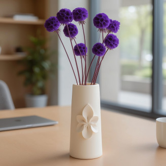 Scabiosa stellata stabilized - 10 stems - Violet