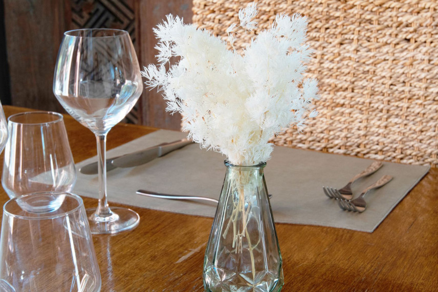 Ming Fern preservato - Bianco