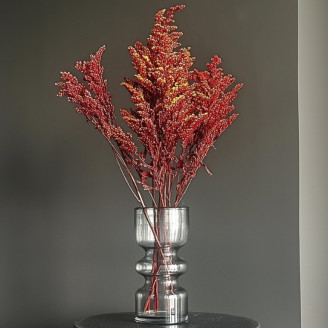 Solidago Stabilizzato - Mazzo - Rosso