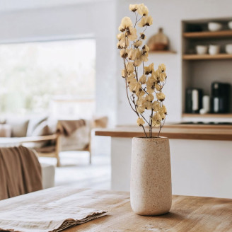 Dried Bougainvillea Branch - Cream