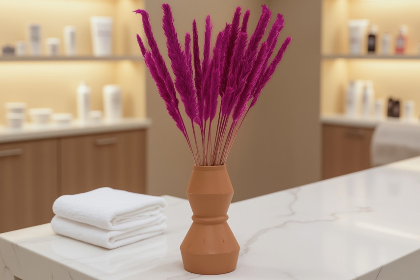 Dried Mini pampa - 20 Units - Raspberry