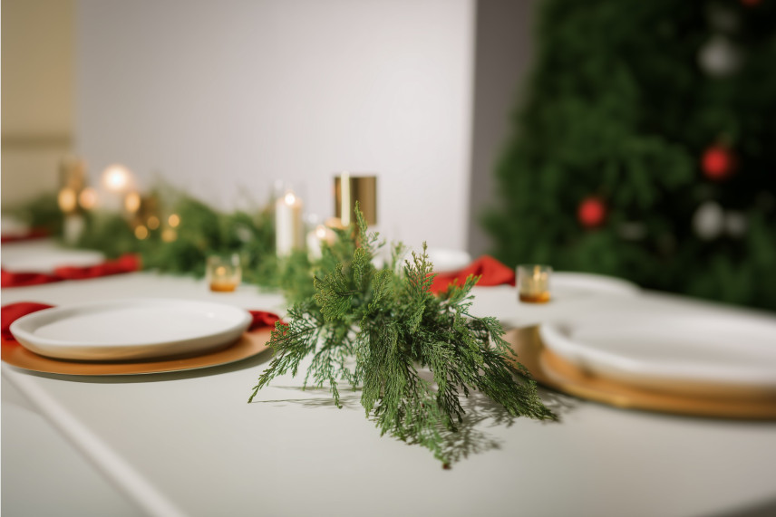 Artificial Cypress Garland - Green